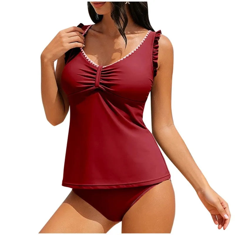Swimwear Women Swimsuit Sexy Tankini New Push Up Bikinis Set Brazilian Bathing Suit Beachwear Biquini Two Piece Suits 2026