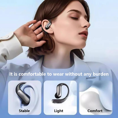 M122 Open-Ear Wireless Headphone with Stable Comfort & Hi-Res Sound Pure Bass Boost Bluetooth 5.4 Sports Headset For Smartphone