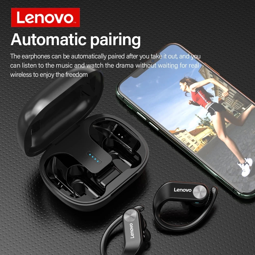 Choice Lenovo LP7 OWS Wireless Bluetooth Sports Earphones Pro 6 Music Earbuds Waterproof Noise Reduction HD Call Gaming Headset