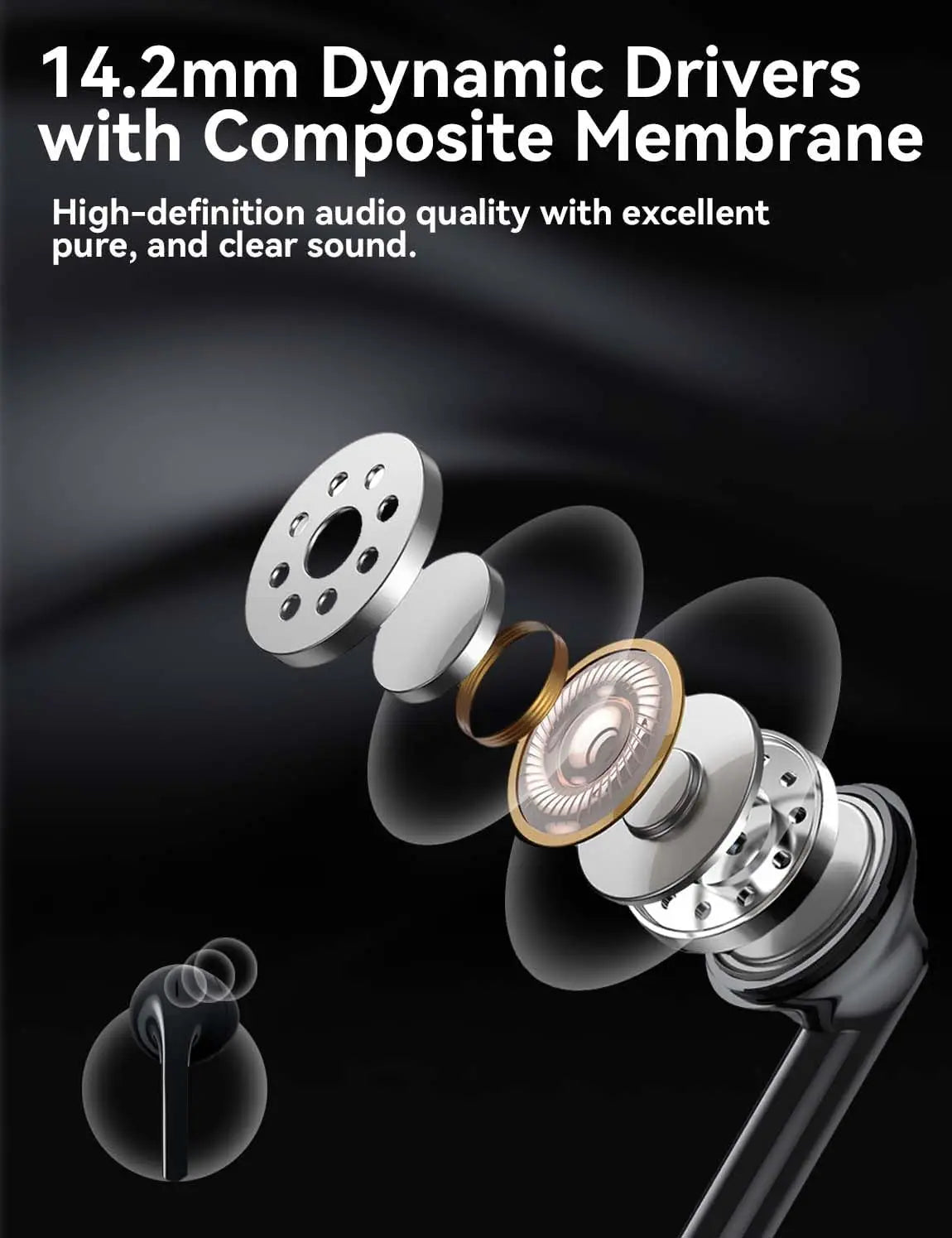 USB C Wired Headphones with Mic for iPhone 17 16 15 Pro Max Samsung, Earbuds Earphones Type C