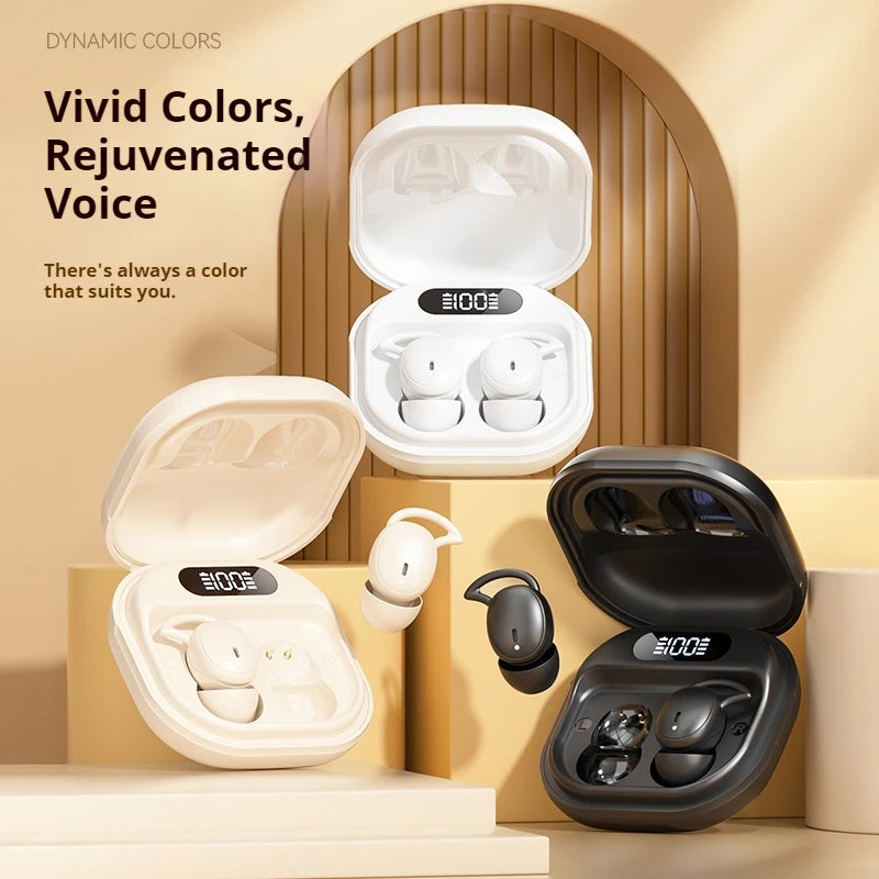 M72 Mini Portable Wireless Earphones Bluetooth In-Ear Earphone Noise Reduction Invisible Sleep Earbuds HIFI Stereo Music Headset