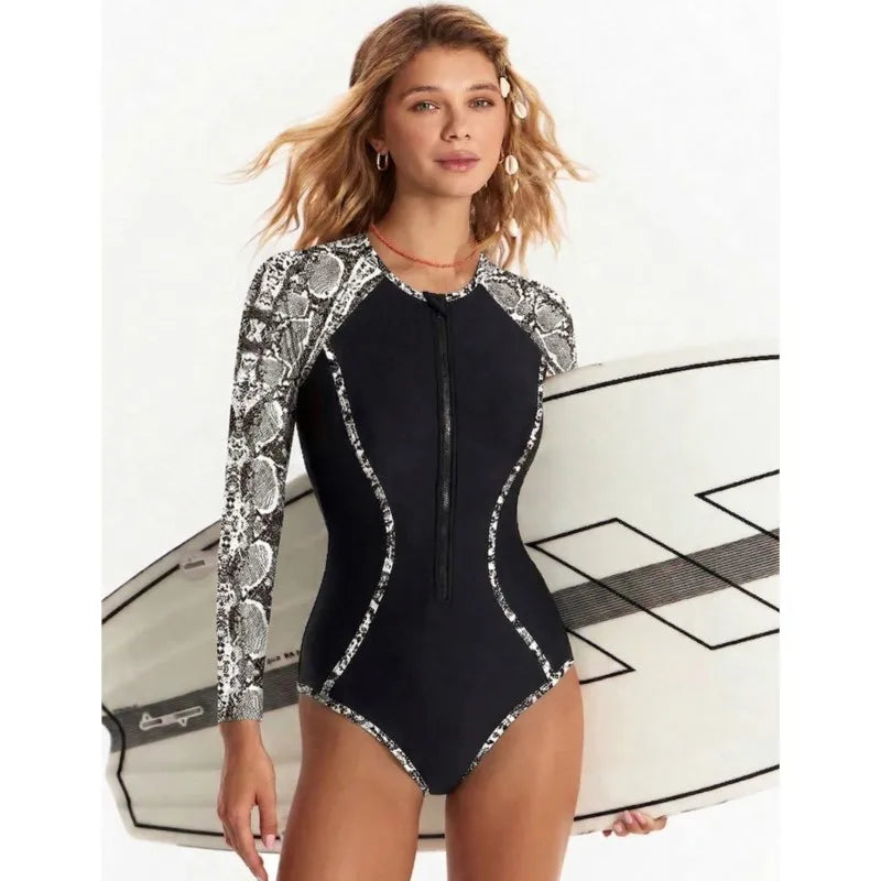 Mesh Sleeve Sexy Swimsuit Women Summer Bathing Suit Bikini Set Long Sleeve Swimwear Beach Swimming Suit For Female Купальник