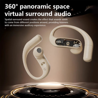 M122 Open-Ear Wireless Headphone with Stable Comfort & Hi-Res Sound Pure Bass Boost Bluetooth 5.4 Sports Headset For Smartphone