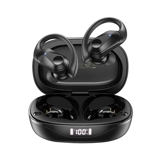 Choice AOC Sports Headset Wireless Bluetooth 6.0 Earphones Waterproof LED Battery Display Gaming Low Latency Headphones LP75