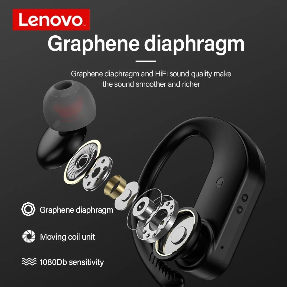 Choice Lenovo LP7 OWS Wireless Bluetooth Sports Earphones Pro 6 Music Earbuds Waterproof Noise Reduction HD Call Gaming Headset