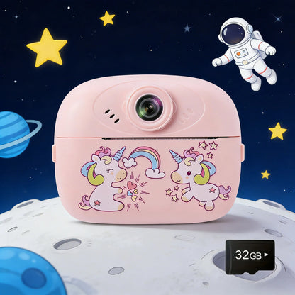 Supports 32G Memory Battery Life  Instant Printing Camera Supports Video Games Children's Camera