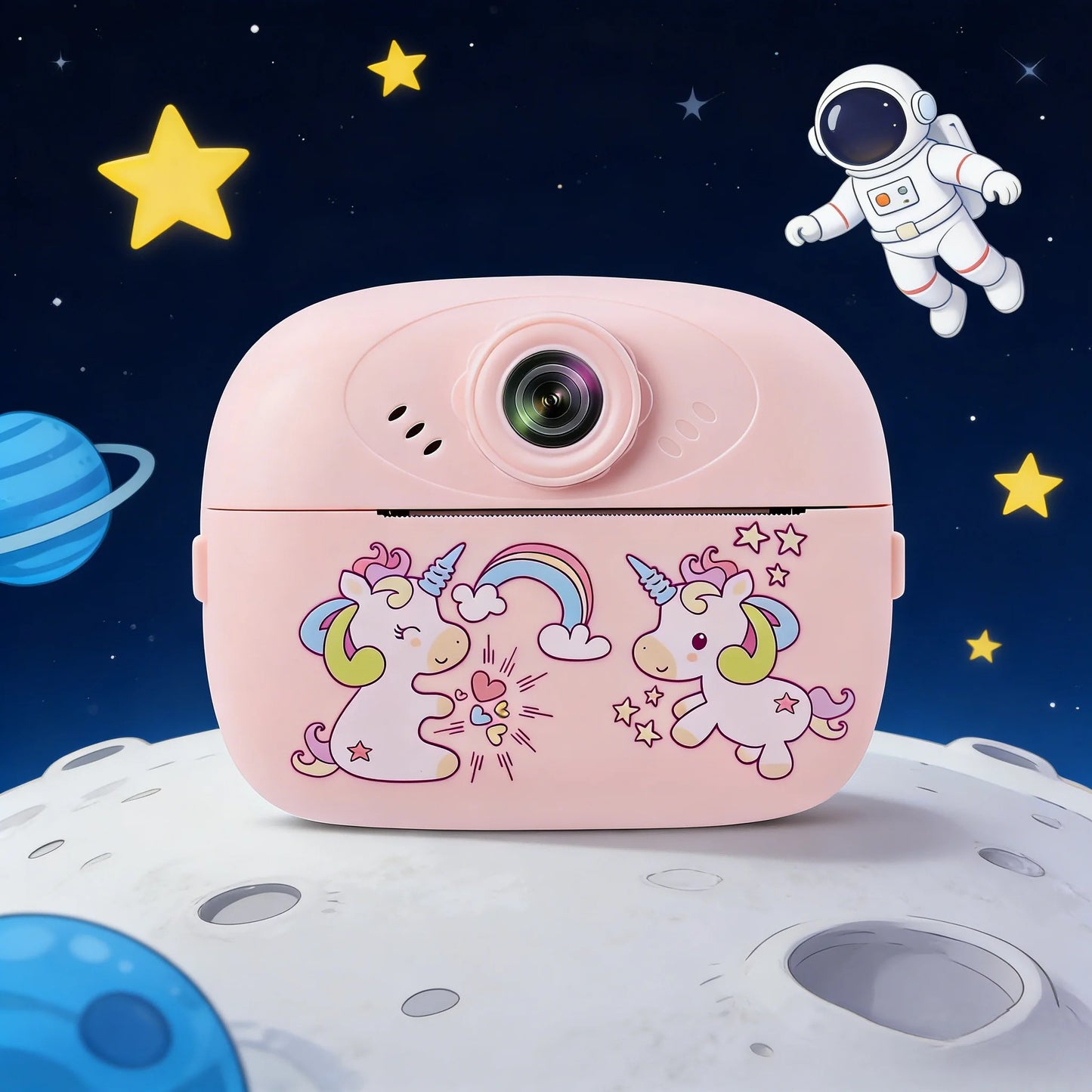 Supports 32G Memory Battery Life  Instant Printing Camera Supports Video Games Children's Camera